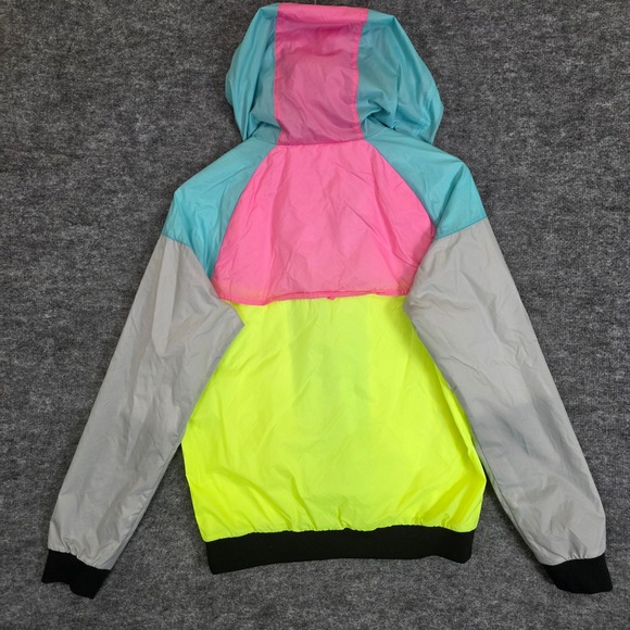 Nike Sportswear Heritage Windrunner Jacket Medium Colorblock Hooded Lightweight - Picture 6 of 12